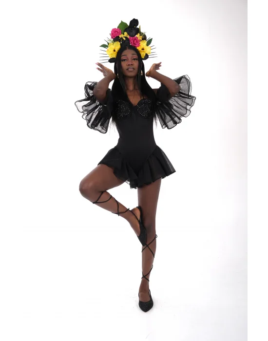 Taş Detaylı Balerin Abiye