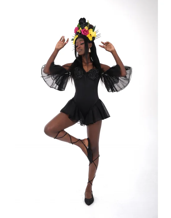 Taş Detaylı Balerin Abiye