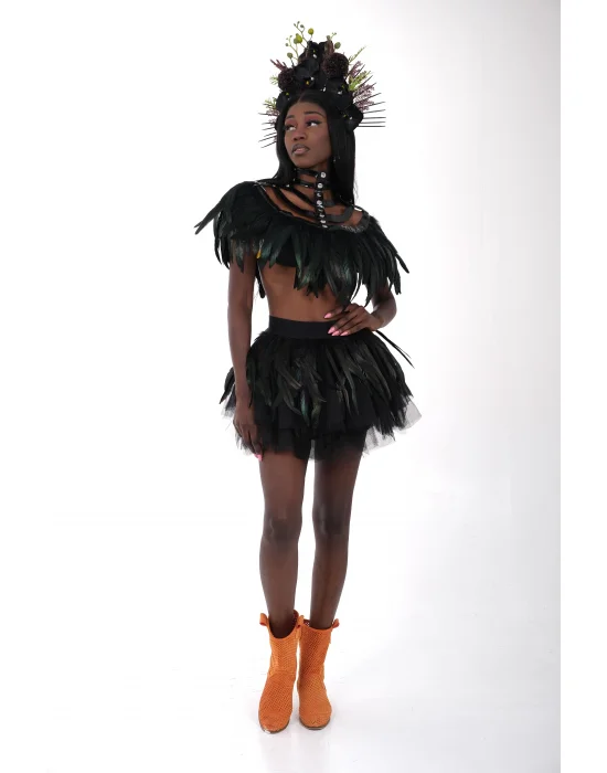 Tasarım Tüylü Abiye