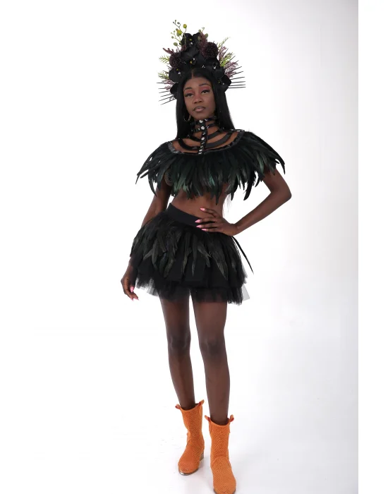 Tasarım Tüylü Abiye