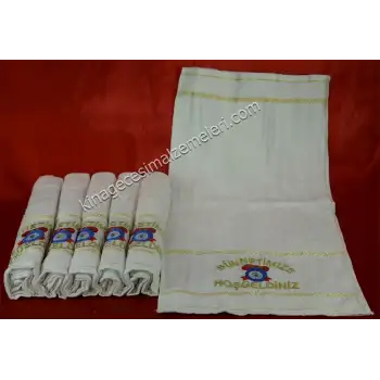 nazar boncuklu araba havlusu 35x70cm 12 adet