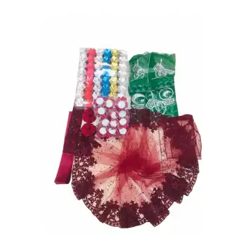 Kına Seti Kına Gecesi Seti Özel Bordo Duvak İle 117 Parça