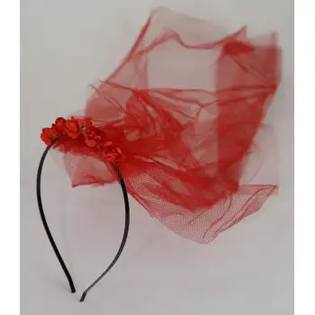 Kına Gecesi Kına Malzemeleri Kına Gecesi Nedime Tacı kırmızı renk 10 adet