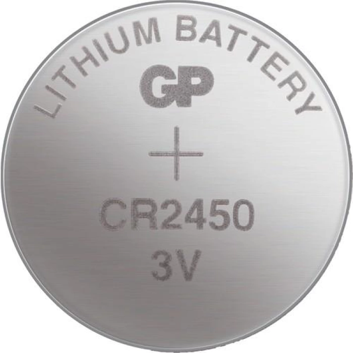 GP CR2450/DL2450 3V LİTHİUM DÜĞME PİL 5 ADET