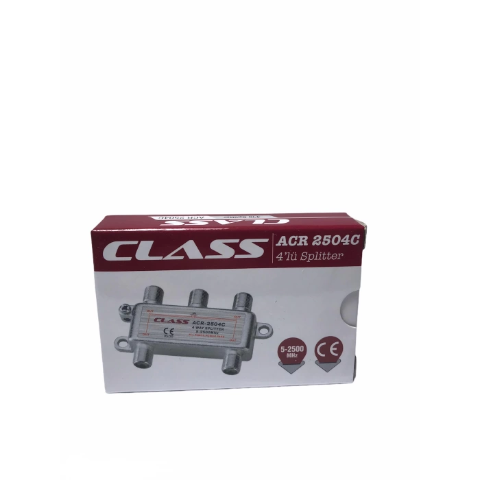 CLASS 1/4 Splitter 5-2500 MHz 2 Giriş 4 Çıkış Tv,Kablo,Anten,Uydu Çoklayıcı 4lü Splitter