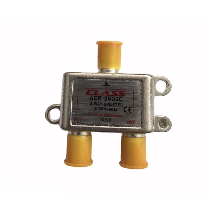 CLASS 1/2 Splitter 5-2500 MHz 1 Giriş 2 Çıkış Tv,Kablo,Anten,Uydu Çoklayıcı 2li Splitter