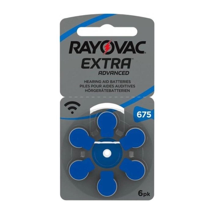 Rayovac 675 Numara İşitme Cihazı Pili 6ADET
