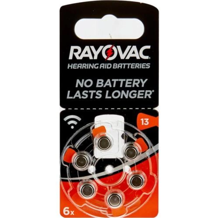 Rayovac 13 Numara İşitme Cihazı Pili 6ADET