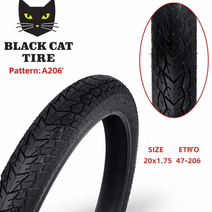 26X1.75 Dış Lastik 5mm Zırhlı BLACK