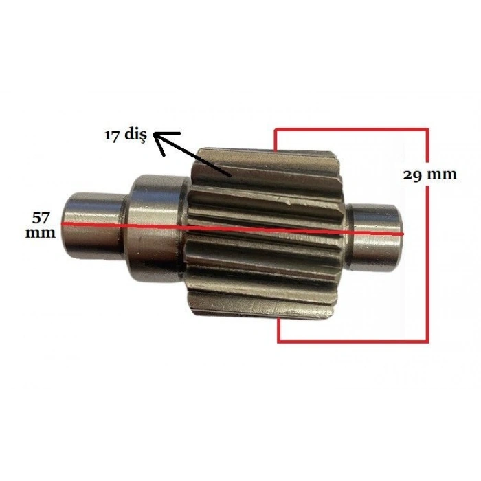 Scooter 50cc Şanzuman Set MODİFİYE 17-49