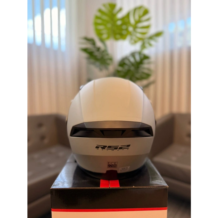 RS2 JK-902-1 ÇENE AÇILIR+GÖZLÜKLÜ KASK MAT GRİ