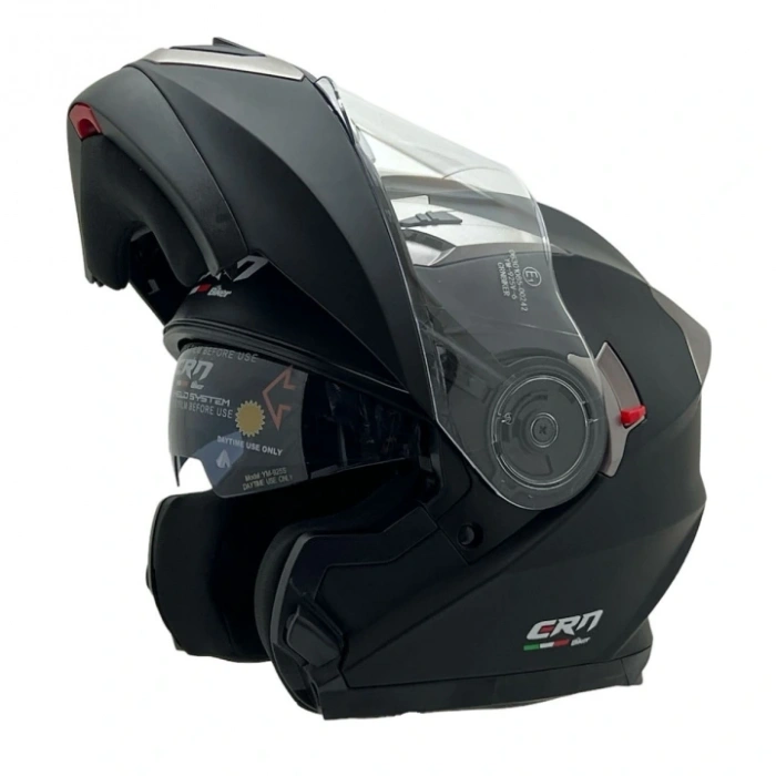 Çene Açılır Kask Mat Siyah