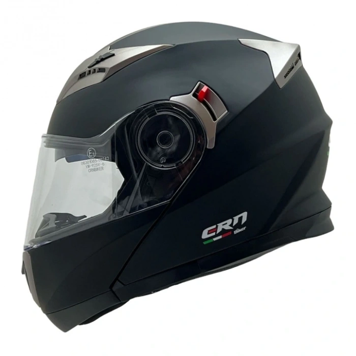 Çene Açılır Kask Mat Siyah