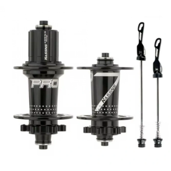 Hassns Ön Arka Göbek Set Siyah