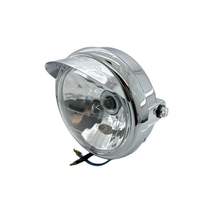 Kt125 Ön Far Yuvarlak Krom