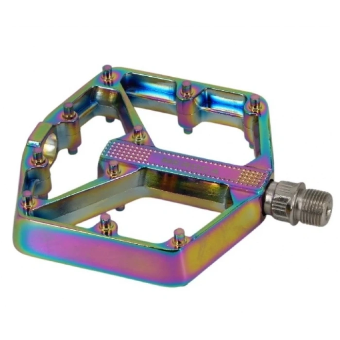 Meroca B632 Alüminyum Rulmanlı Platform Bisiklet Pedalı Rainbow