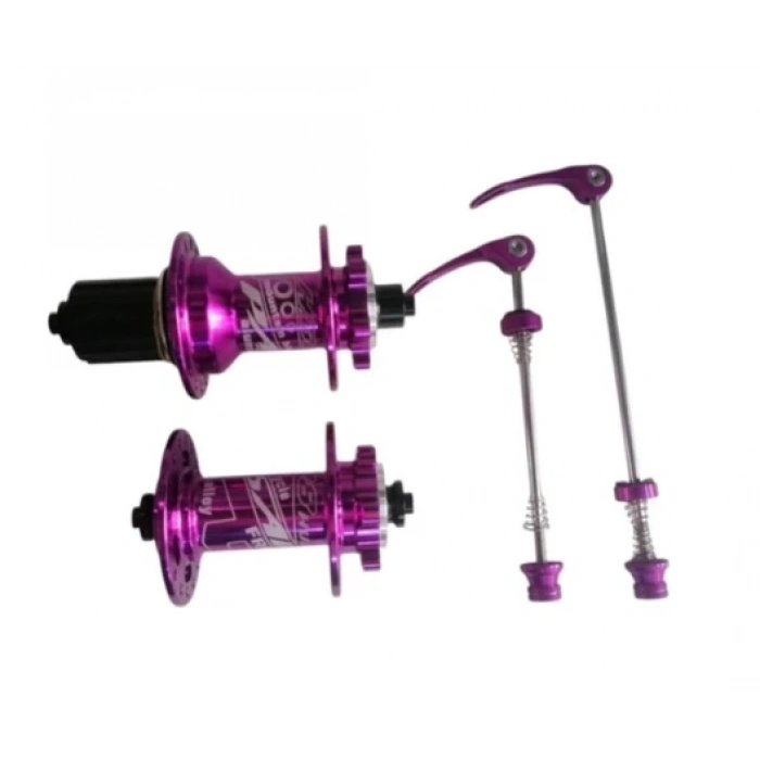 Passak Ön Arka Göbek Set Mor