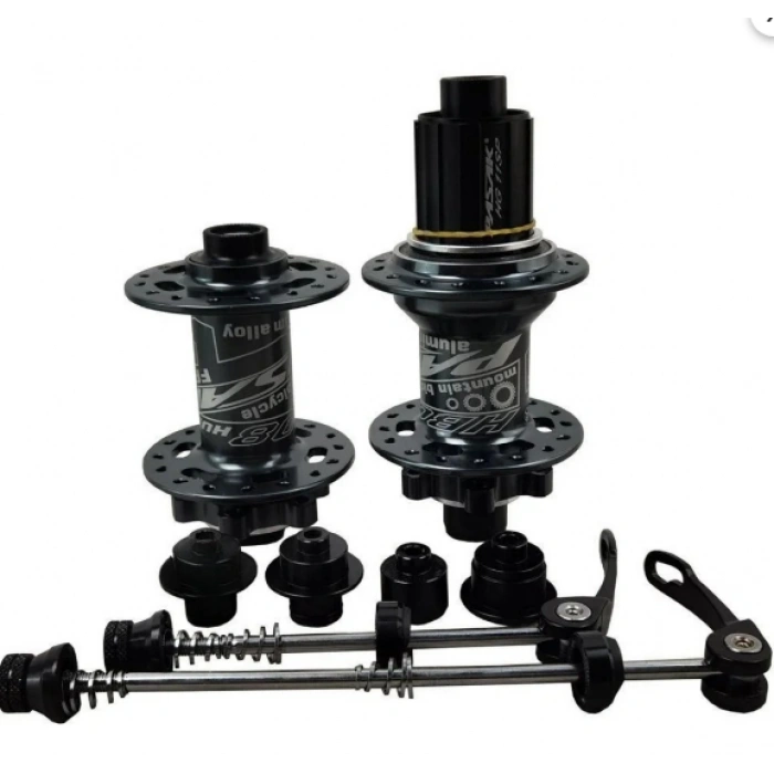 Passak Ön Arka Göbek Set Siyah