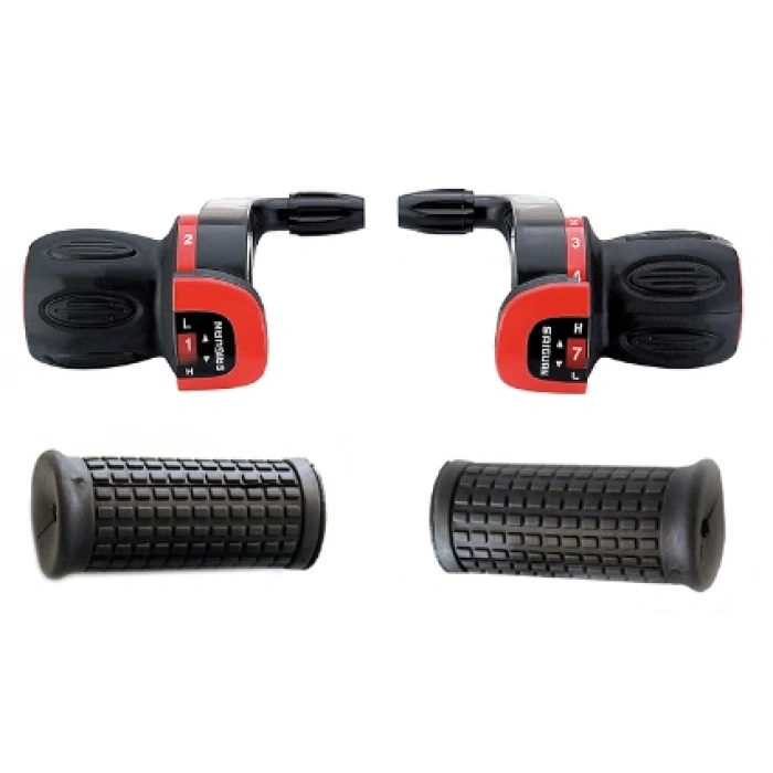 Sarmalı Vites Kolu Göstergeli Kırmızı