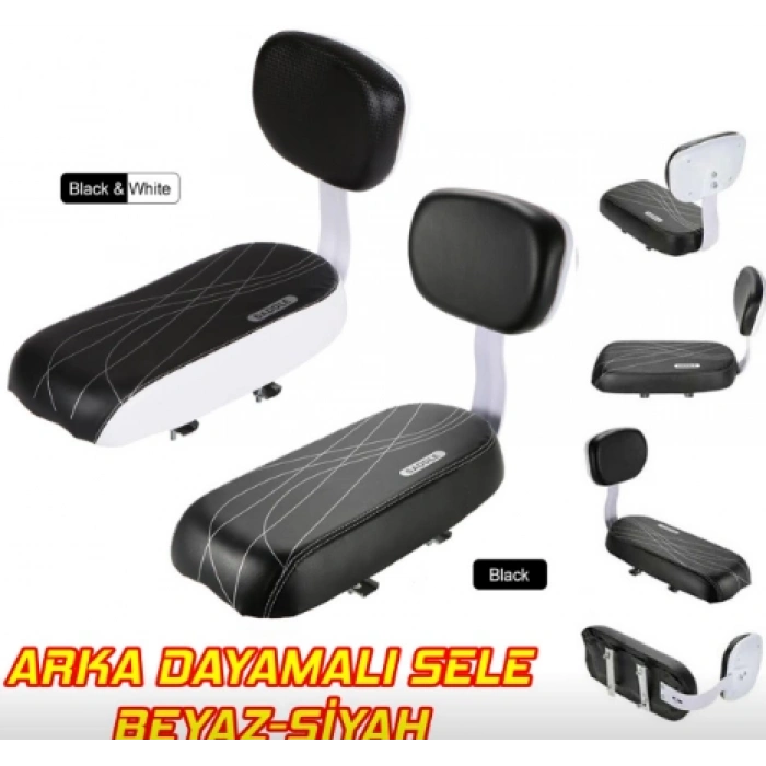 Sırt Dayamalı Bagaj Üstü Sele Siyah