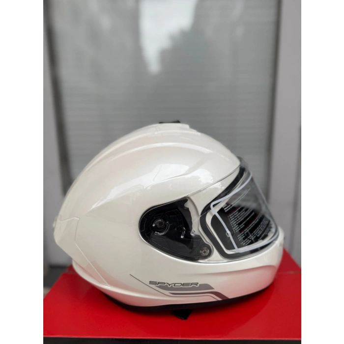 SPYDER Kask Fullface Çene Sabit BEYAZ