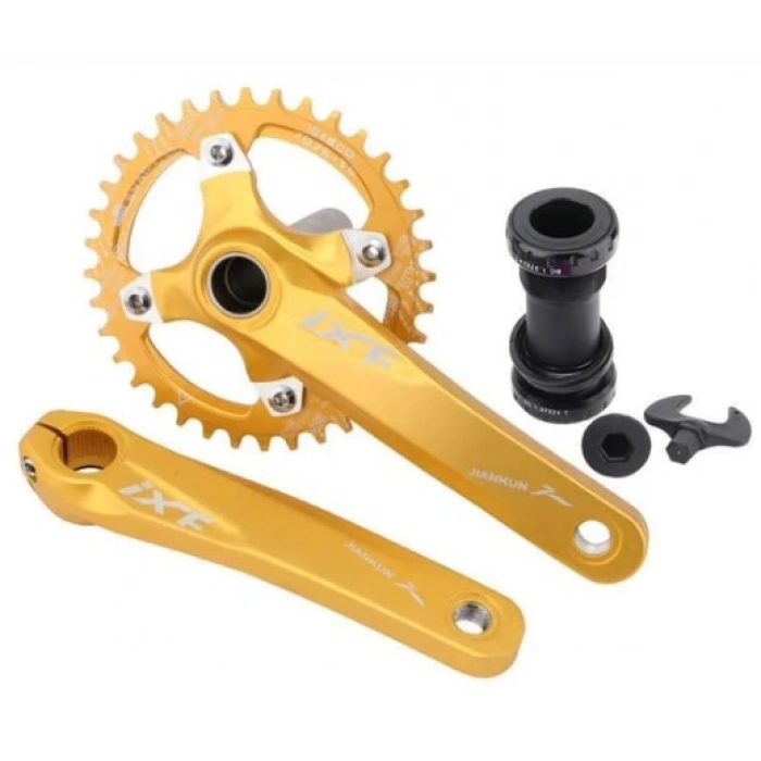 Tek Yaprak Aynakol+Göbek Set Sarı