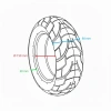 Dış Lastik - E-Scooter, 80/65-6, TT, TD-8008