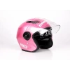 ÇENESİZ GÜNEŞ VİZÖRLÜ KASK NXO PEMBE
