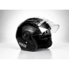 ÇENESİZ GÜNEŞ VİZÖRLÜ KASK NXO PARLAK SİYAH