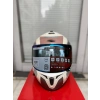 SPYDER Kask Fullface Çene Sabit BEYAZ-PEMBE