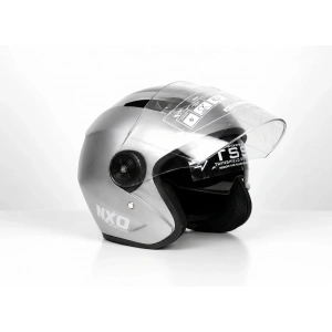 ÇENESİZ GÜNEŞ VİZÖRLÜ KASK NXO TİTANYUM GRİ