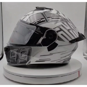 Çene Açılır Kask Pro You Beyaz-Gri