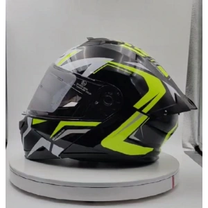 Çene Açılır Kask Pro You Neon-Siyah