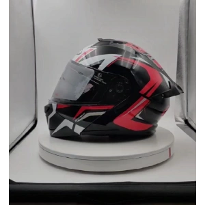 Çene Açılır Kask Pro You Kırmızı-Siyah