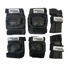 Dizlik-Dirseklik Seti - Siyah, SP-004, SPEQ-GERMANY