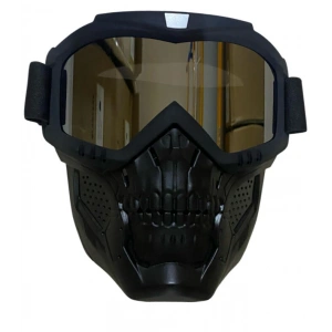 Maske + Gözlük Aynalı KuruKafa