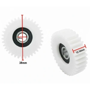 Motor Dişlisi - Plastik, 36T, 38mm Çap,EN12.10mm 3lü
