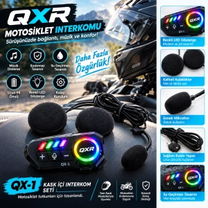 QXR 01 BLUETOOTH KULAKLIK (İNTERCOM)