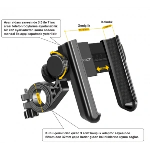 Telefon Tutucu Mandal Kilitli
