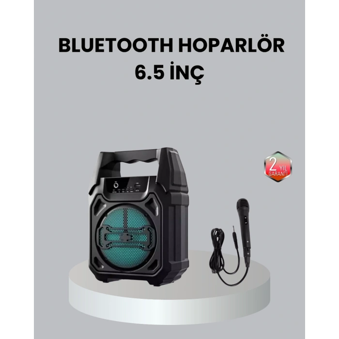 10W Gücünde Kablosuz Hoparlör – Şarjlı, FM Radyolu ve Taşınabilir