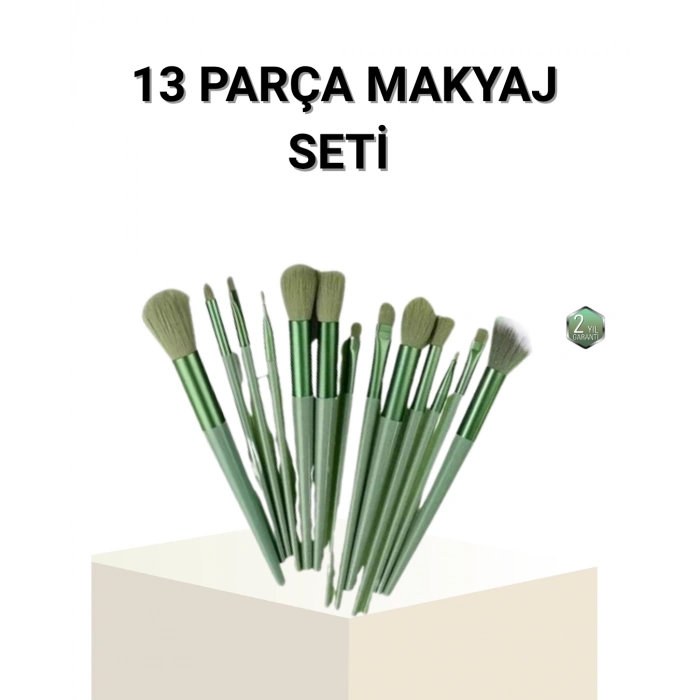 13’lü Profesyonel Makyaj Fırça Seti – Yumuşak Sentetik Kıllı, Tüm Cilt Tiplerine Uygun