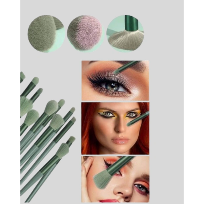 13’lü Yumuşak Kıllı Makyaj Fırça Seti – Profesyonel Kalite, Hassas Ciltlere Uygun