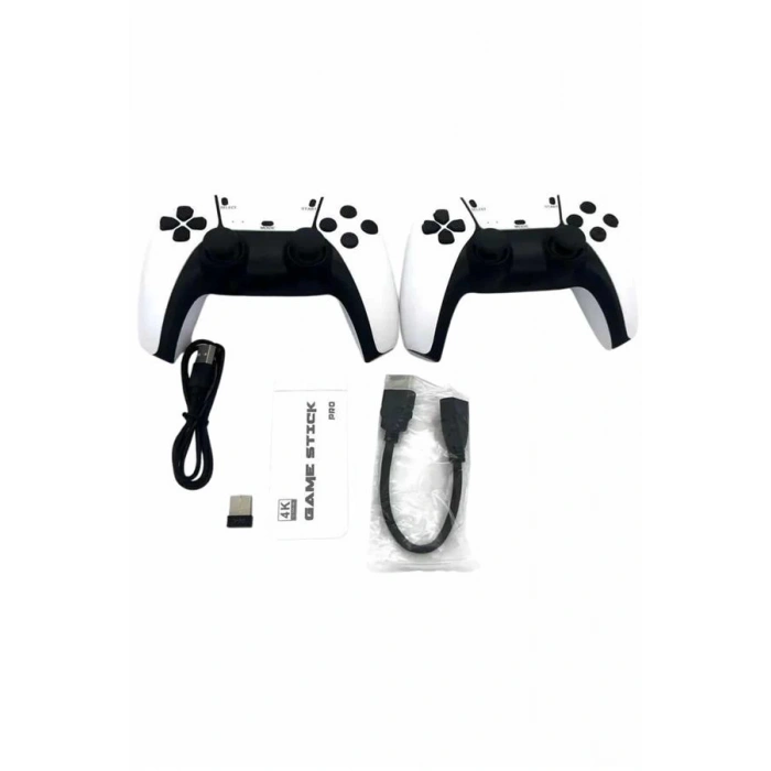 2.4 GHZ Oyun Konsolu Çift Konsol 4K Ultra Hd Game Stick