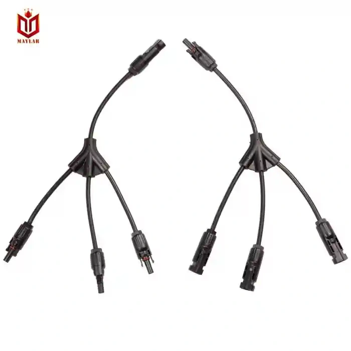 3 lü Y Tipi Kablolu MC4 Uzatma Kablosu