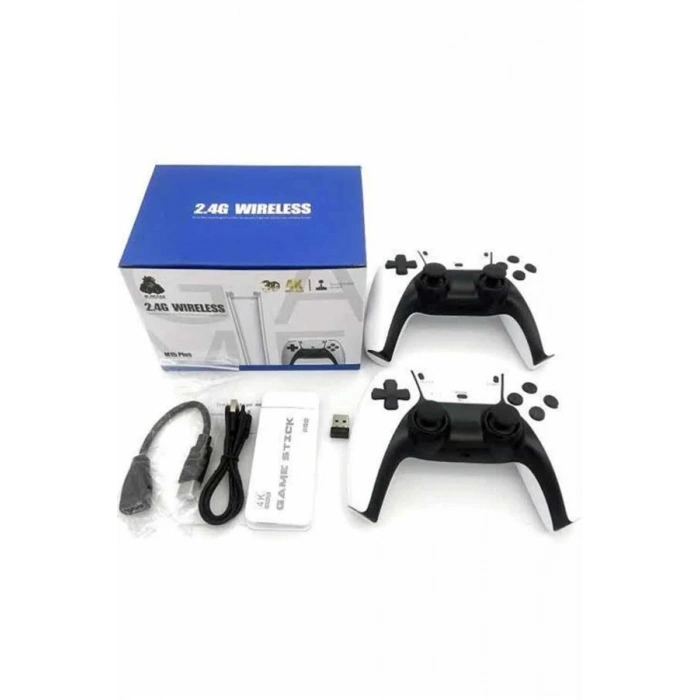 3D 4K HD 2.4G Game Stick 4K Ultra Hd Oyun Konsolu Çift Kollu