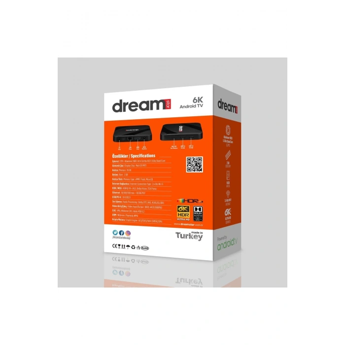 Dreamstar 6K ANDROİD TV BOX 2GB/16 GB