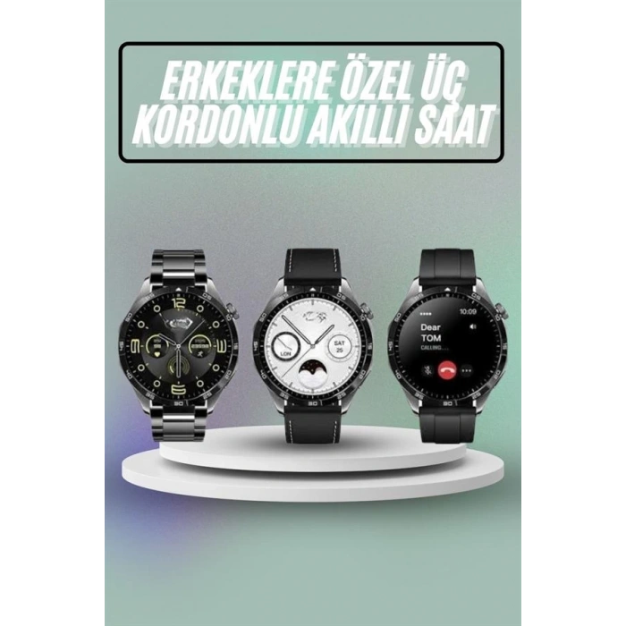 Akıllı Saat Ios Ve Android Tüm Telefonlara Uyumlu Çok Fonksiyonlu Amoled Ekran