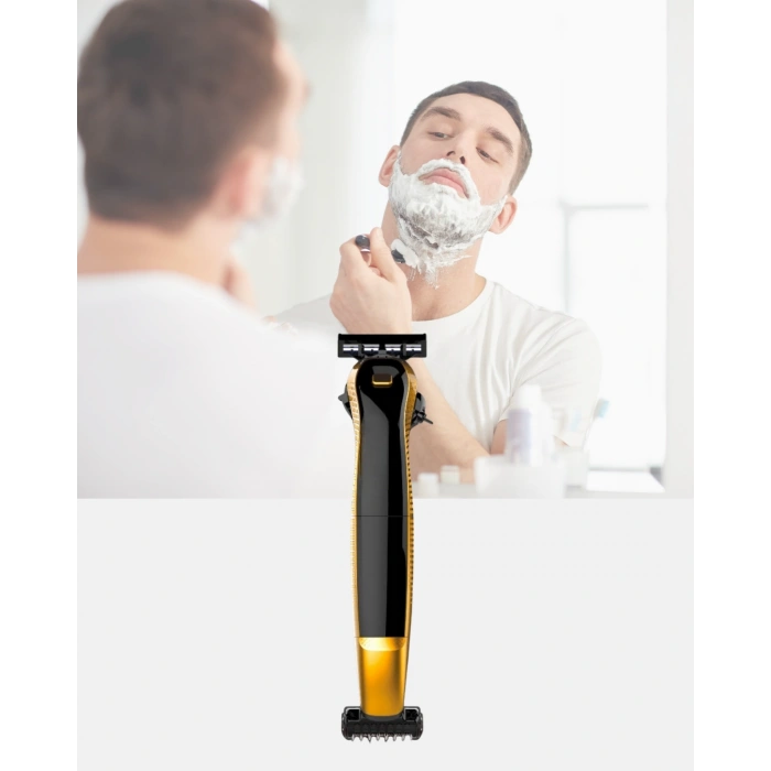 Çift Başlıklı Şarjlı Tıraş Makinesi – Sinek Kaydı Performans, Yıkanabilir Başlık, Taşınabilir Tasarım