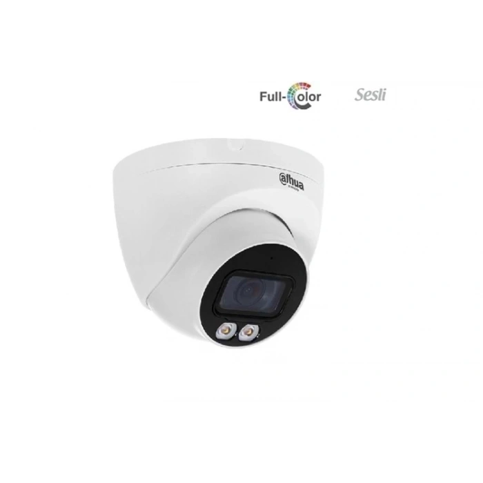 DAHUA DH-IPC-HDW2249T-S-IL 2 MP DAHİLİ SESLİ 30 MT GECE GÖRÜŞLÜ FULL COLOR DOME IP KAMERA