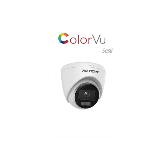 HIKVISION DS-2CD1343G2-LIUF 4 MP 2.8 MM SABIT LENS DAHILI MIKROFON HIBRIT COLORVU DOME 30 METRE(MT) IP KAMERA